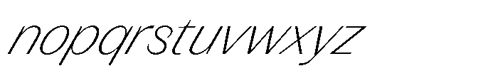 Version C Light Supa Font LOWERCASE
