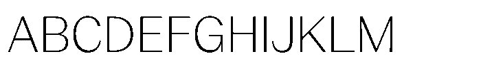 Version C Light Font UPPERCASE