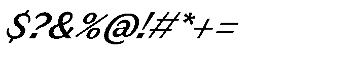 Version C Medium Supa Font OTHER CHARS