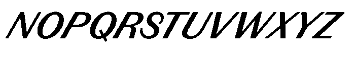Version C Medium Supa Font UPPERCASE