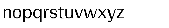 Version C Regular Font LOWERCASE