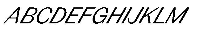 Version C Supa Font UPPERCASE