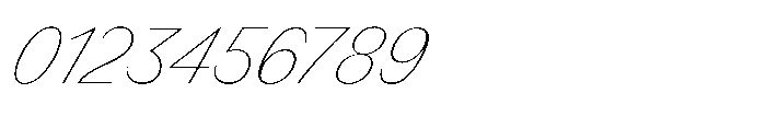 Version C Thin Supa Font OTHER CHARS