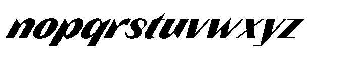 Version T Black Supa Font LOWERCASE