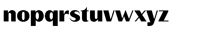 Version T Black Font LOWERCASE