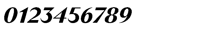 Version T Bold Italic Font OTHER CHARS
