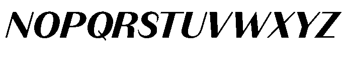Version T Bold Italic Font UPPERCASE