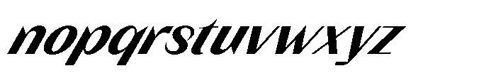 Version T Bold Supa Font LOWERCASE