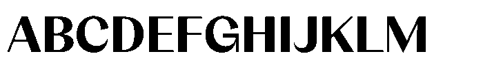 Version T Bold Font UPPERCASE