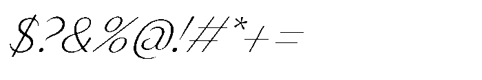 Version T Light Supa Font OTHER CHARS