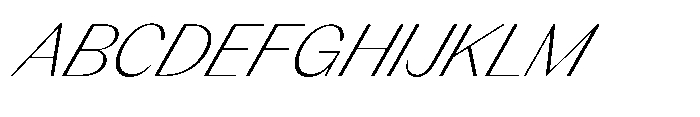 Version T Light Supa Font UPPERCASE