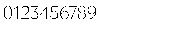 Version T Light Font OTHER CHARS