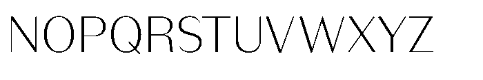 Version T Light Font UPPERCASE