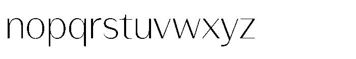 Version T Light Font LOWERCASE