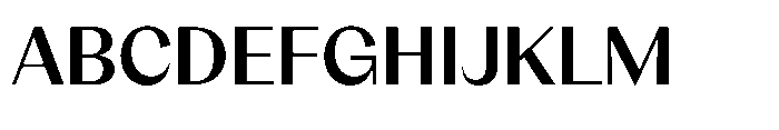 Version T Medium Font UPPERCASE