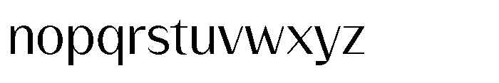 Version T Regular Font LOWERCASE
