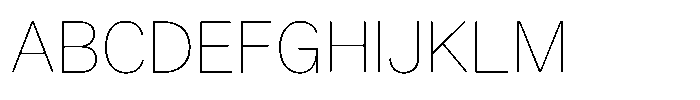 Version Variable Font UPPERCASE
