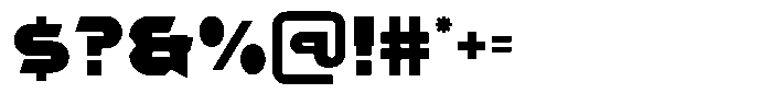 Verstaspeed Regular Font OTHER CHARS