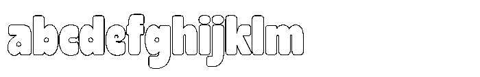 Vertaz Display Outline FONT