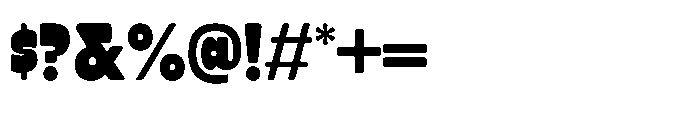 Vertaz Display Regular Font OTHER CHARS