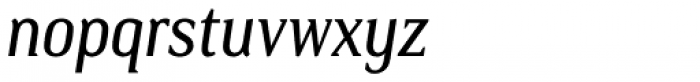 Vertebrata Italic Font LOWERCASE