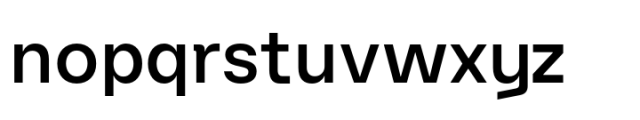 Vertiga Medium Font LOWERCASE