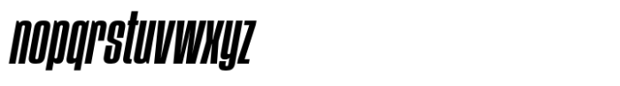Vertigram Bold Italic Font LOWERCASE