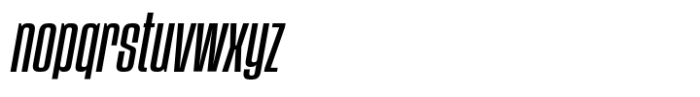 Vertigram Demi Bold Italic Font LOWERCASE