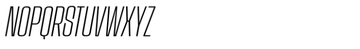 Vertigram Soft Light Italic Font UPPERCASE