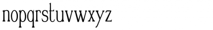 Vertrina Condensed Regular Font LOWERCASE