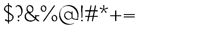 Verynda Light Font OTHER CHARS