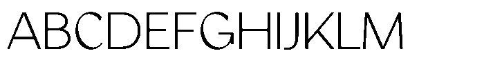 Verynda Light Font UPPERCASE