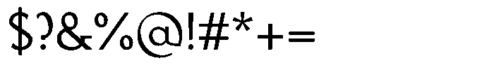 Verynda Regular Font OTHER CHARS