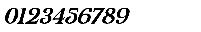 Vescura Bold Italic Font OTHER CHARS