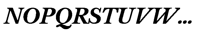 Vescura Bold Italic Font UPPERCASE
