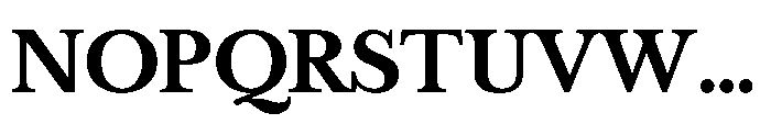 Vescura Bold Font UPPERCASE
