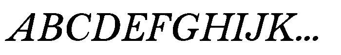 Vescura Italic Font UPPERCASE