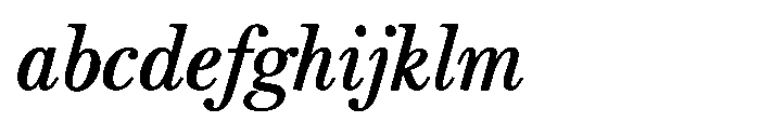 Vescura Medium Italic FONT