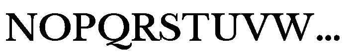 Vescura Medium Font UPPERCASE