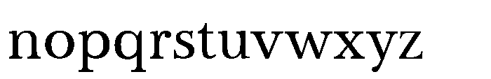 Vescura Regular Font LOWERCASE