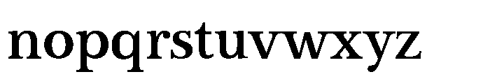 Vescura Semi Bold Font LOWERCASE