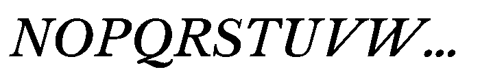 Vescura Variable Italic Font UPPERCASE