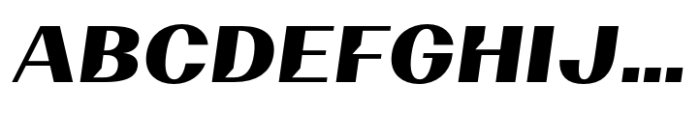 Vespera Black Italic Font