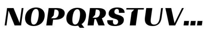 Vespera Black Italic Font UPPERCASE