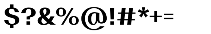 Vespera Bold Font OTHER CHARS