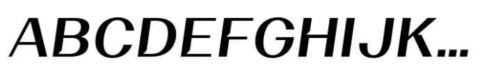 Vespera Semi Bold Italic Font