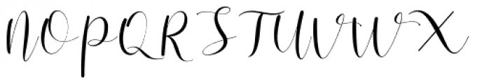 Vessia Regular Font UPPERCASE