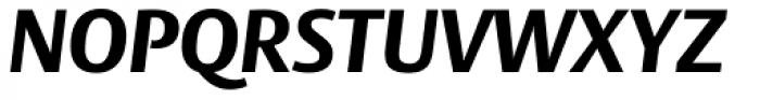Vesta Pro ExtraBold Italic Font UPPERCASE