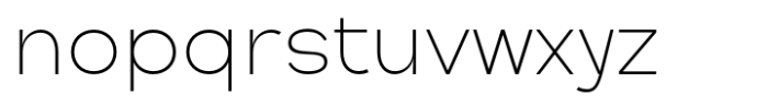 Vestica Neue Extra Light Font LOWERCASE