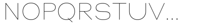 Vestica Neue Thin Font UPPERCASE